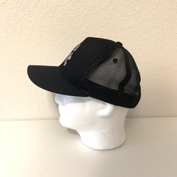 SOULCYCLE Embroidered Skull Trucker Hat Mesh Snapback Black Unisex Adult - Picture 3 of 8